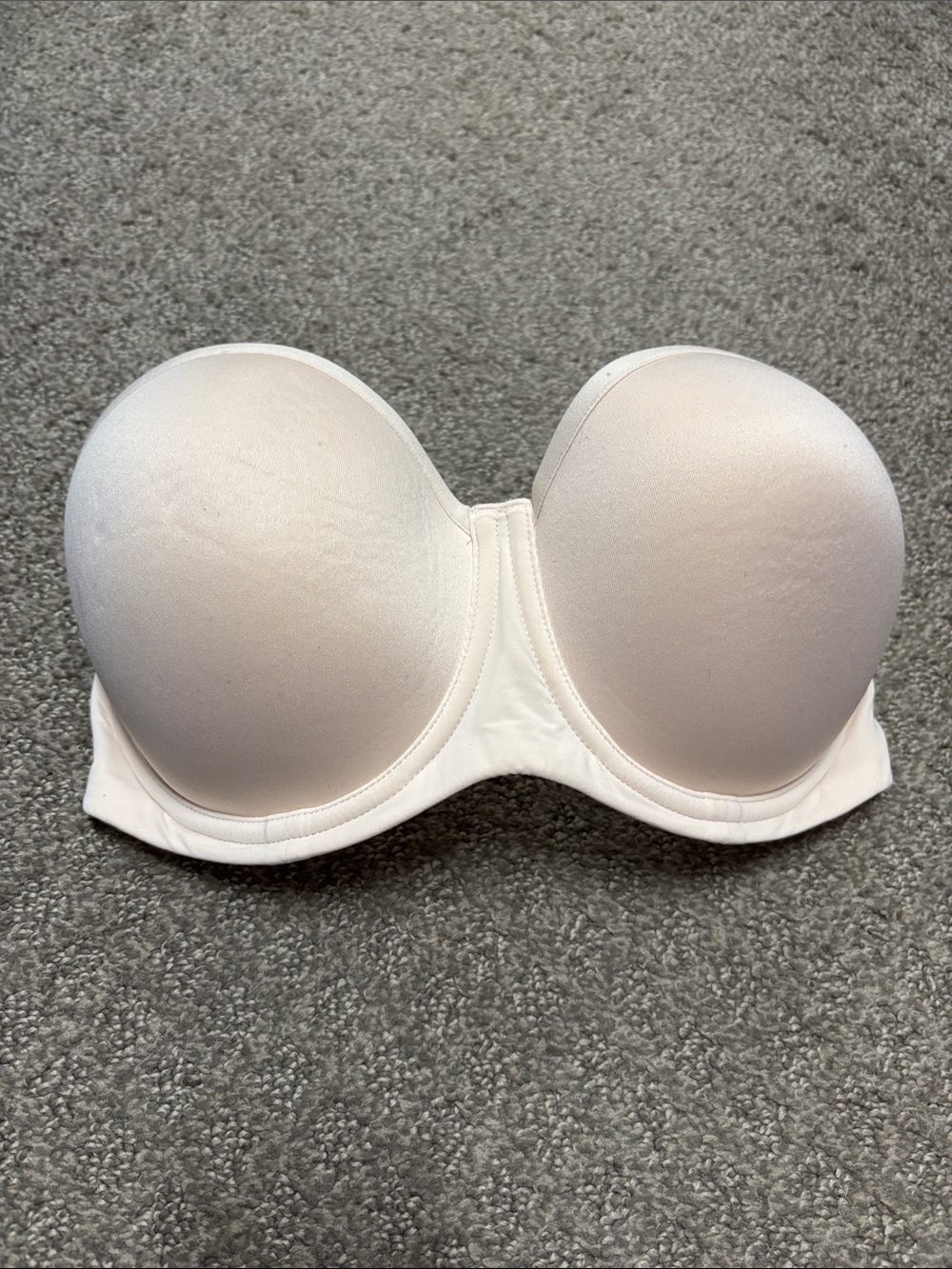 ThirdLove Strapless Molded Bandeau Bra in Light Blush